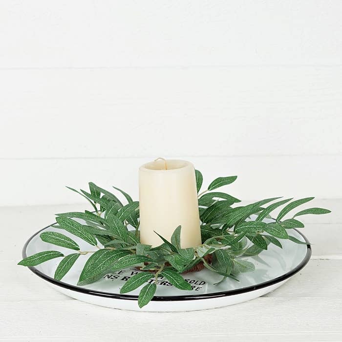 Impressive Enterprises, Inc. - Wholesale Wreath - 31265- 12in (3.5)Wreath-Olive Leaves-4