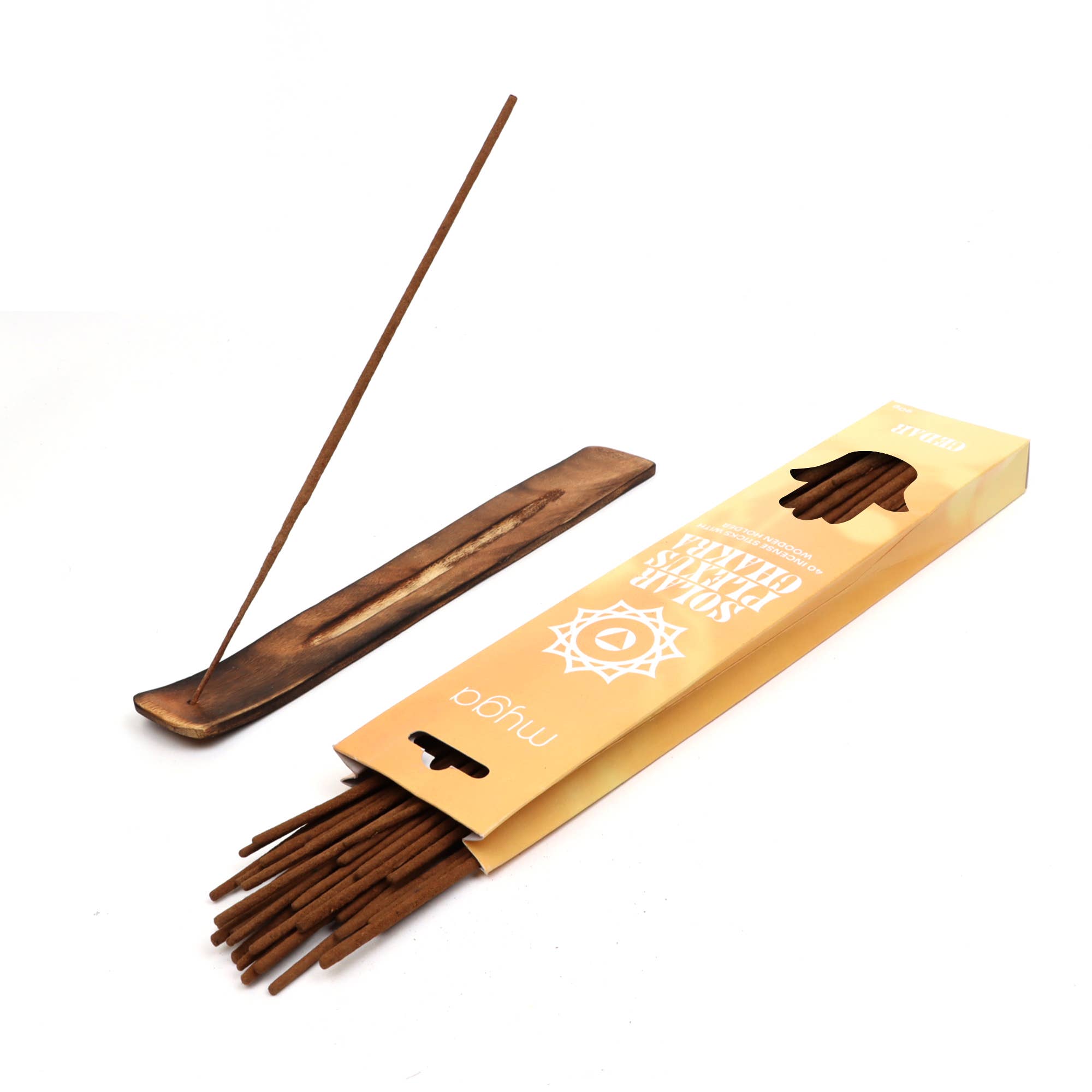 Myga - Wholesale Incense - Chakra & Luck Incense Stick & Wooden Holder 84 Piece Display19