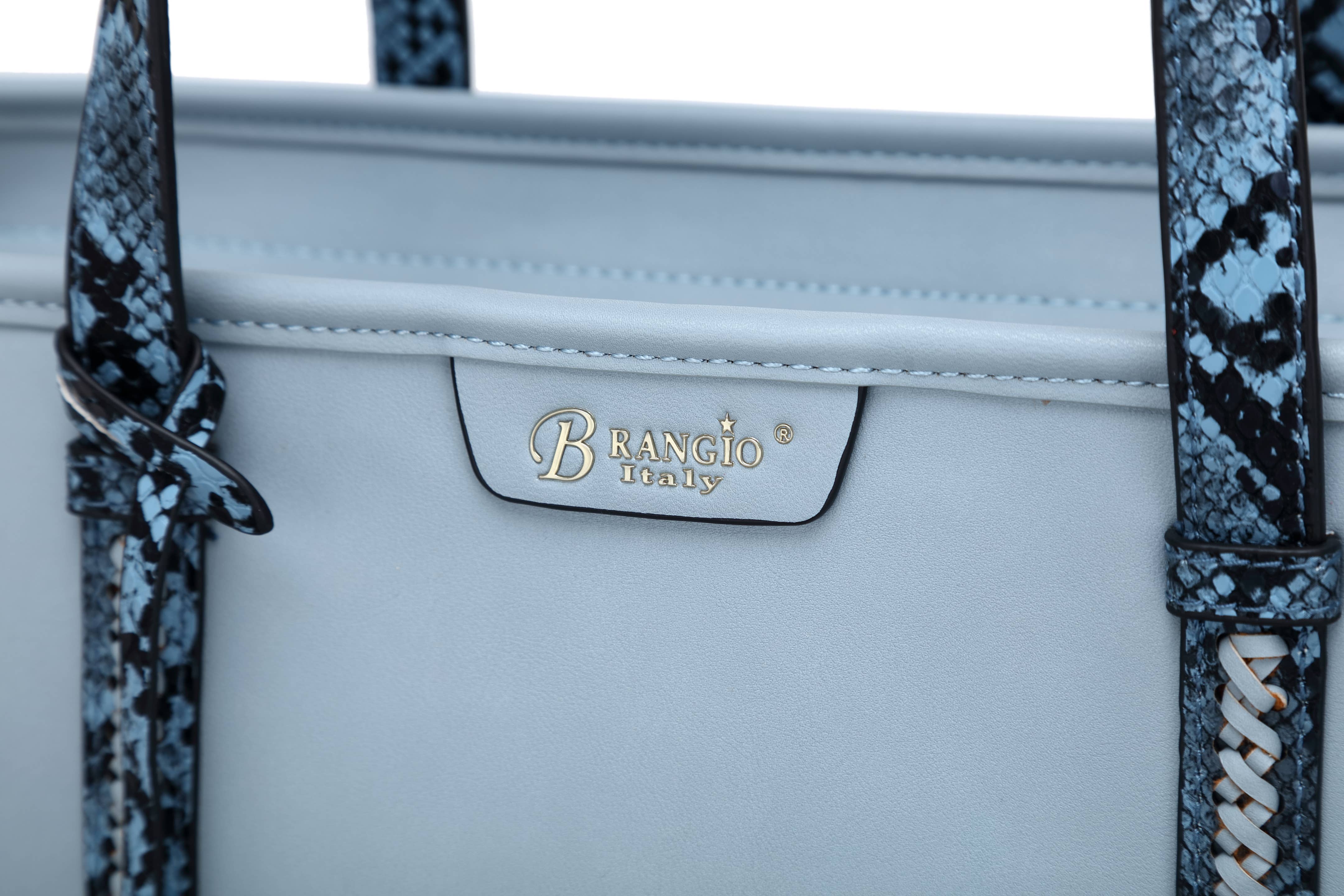 Brangio (Italy) Company Inc. - Wholesale Tote Bag - Women's - Brangio Sleek Serpentine Tote Bag3