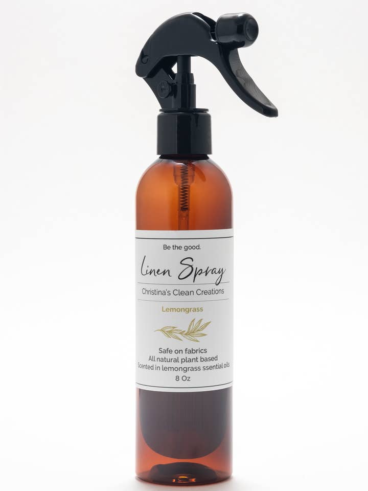 Spray de lin parfum citronnelle pour la vente par Christina’s Clean Creations