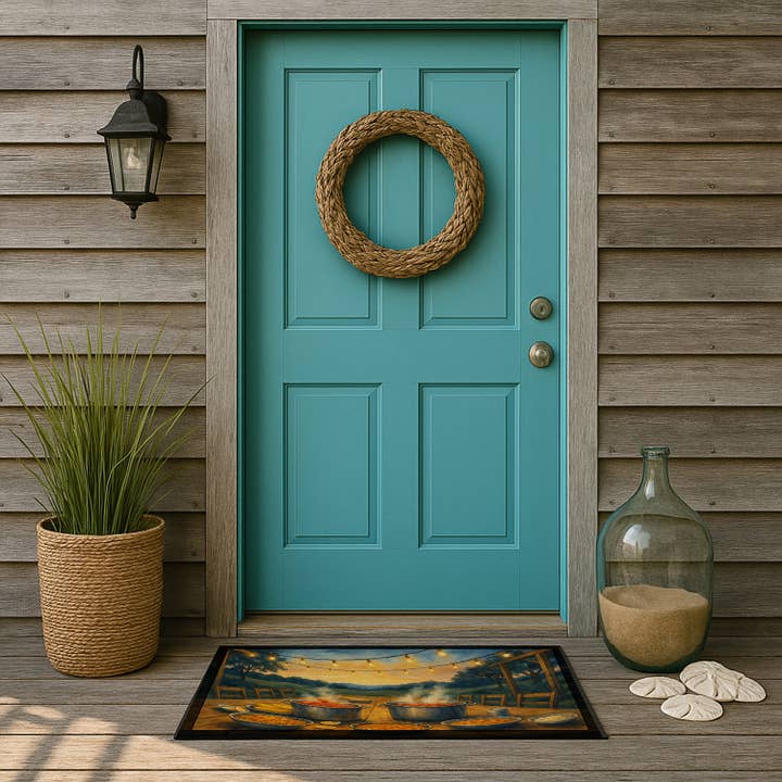 Kreeft bij de Kamp Deurmat 18x27 DAC8235 voor wholesale door Caroline's Treasures