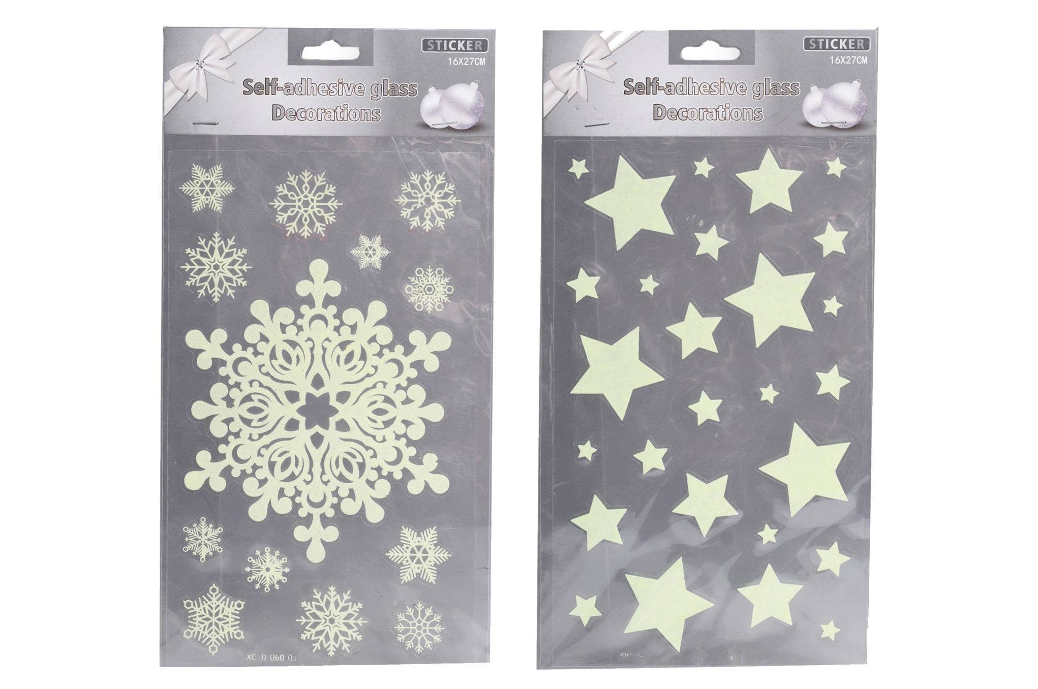 CP INTERNATIONAL - Wholesale Christmas Decoration - Electrostatic Phosphorescent Window Decor #13350