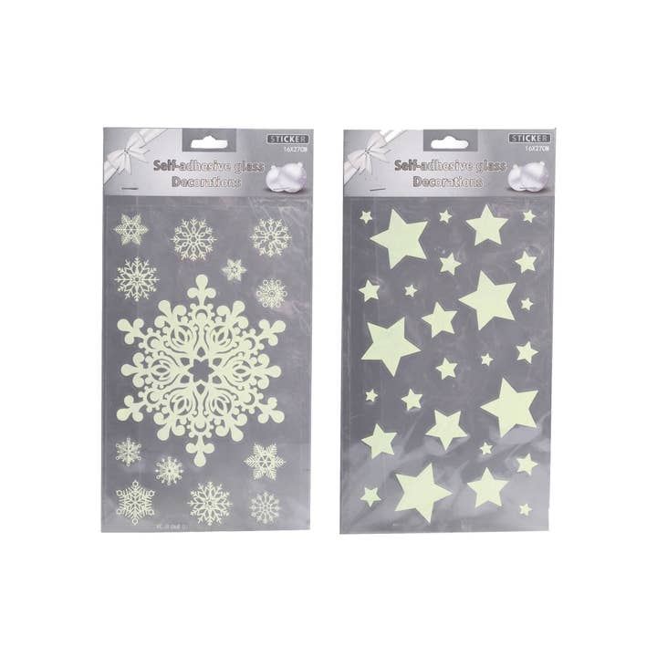 CP INTERNATIONAL - Wholesale Christmas Decoration - Electrostatic Phosphorescent Window Decor #1335