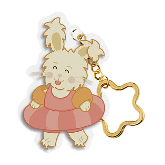 Porte-clés en acrylique | Fluf avec bouée pour la vente par Edgar & Friends