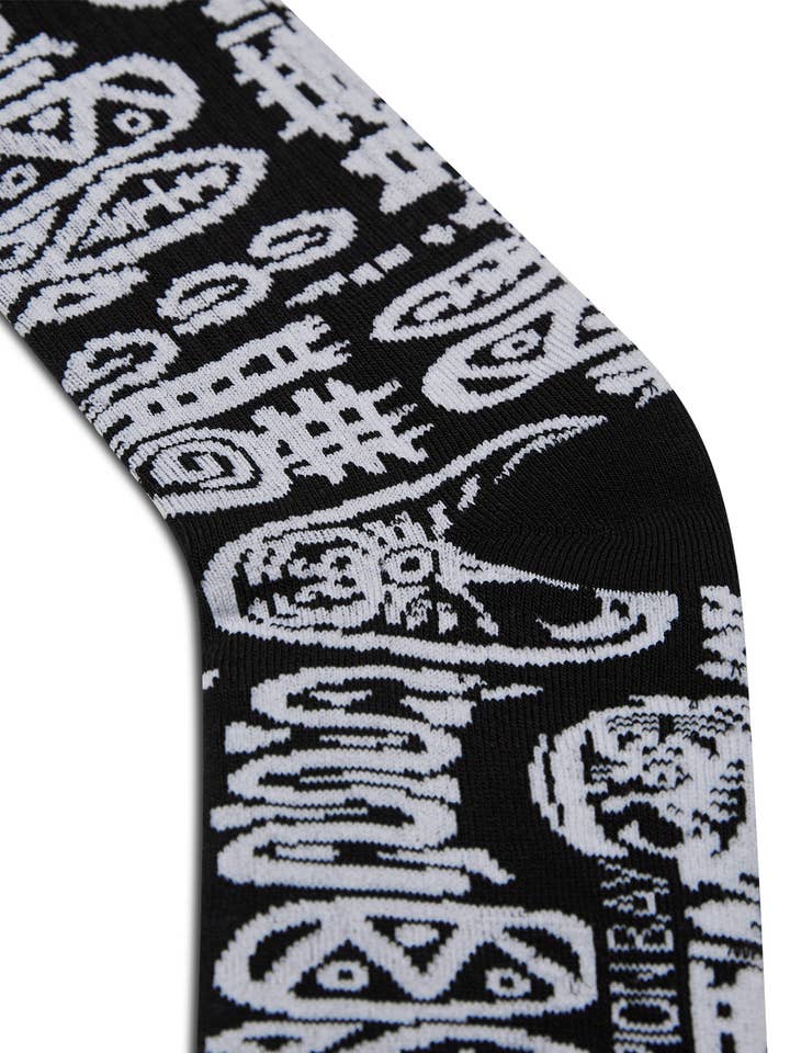 Scorpion Bay - Venta al por mayor Calcetines - Unisex - Calcetines de Rizo Scorpion Bay Negros "Aztec Escorpion"