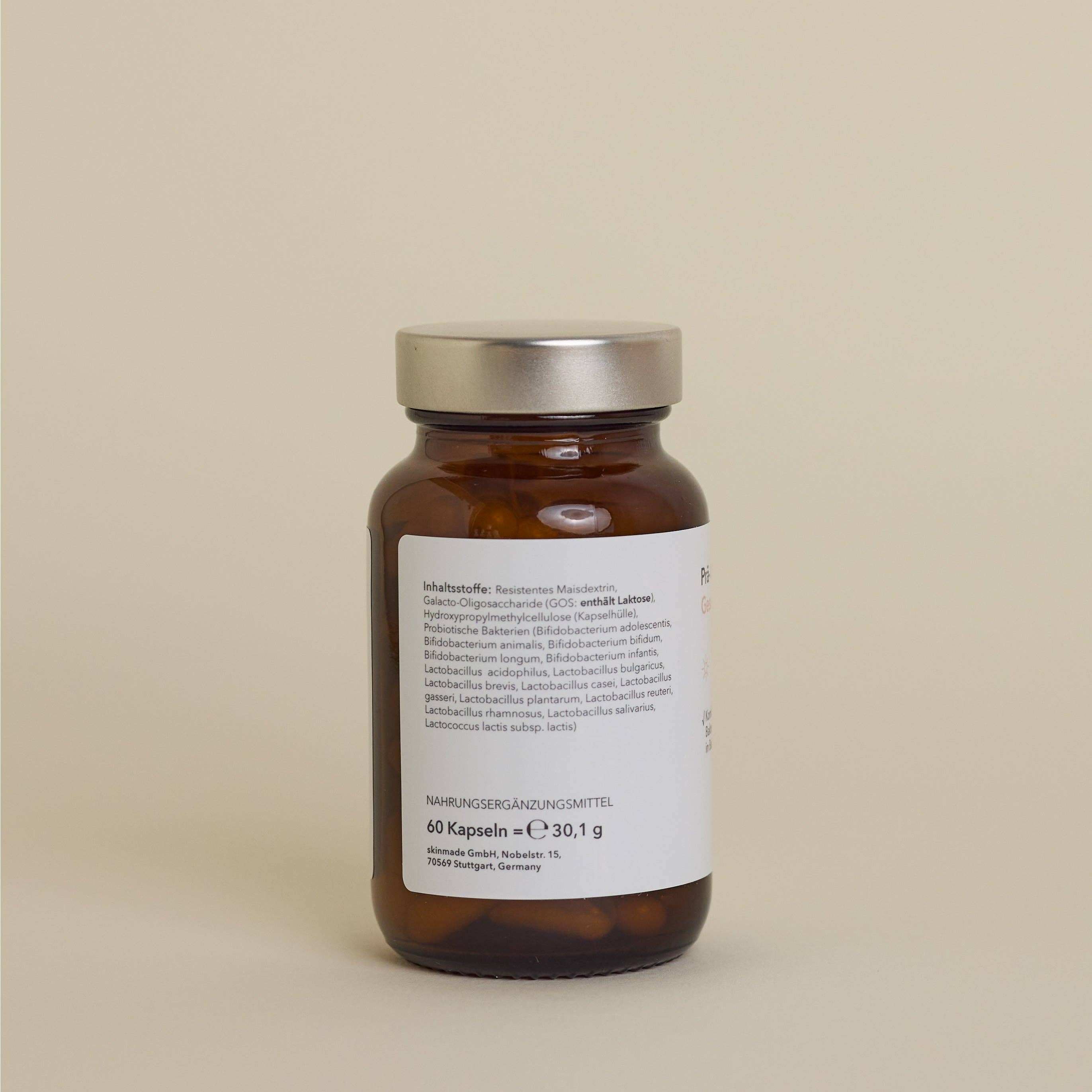 Skinmade - Vente Supplément oral/vitamine - Probiotiques et prébiotiques personnalisés - 60 capsules1