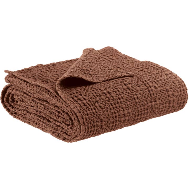Throw Tana Tabac 180 X 260 for wholesale by Maison Vivaraise & La Cerise sur le Gâteau