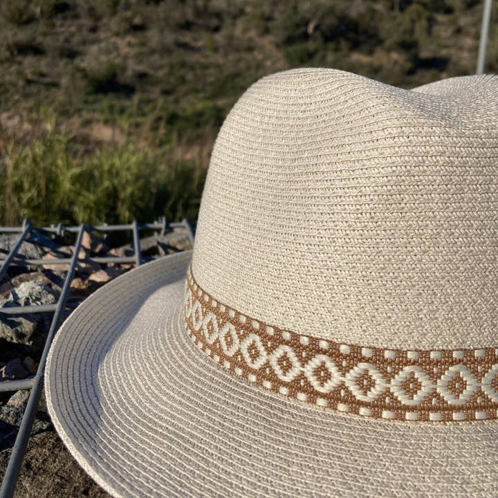 TRAVAUX EN COURS... - Wholesale Straw Hat - Unisex - PAPER HAT RIBBON end8