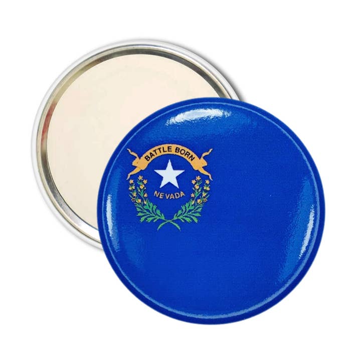 Espejo de Bolso - Bandera del Estado de Nevada - EE. UU. para venta al por mayor de Worldwide Souvenirs