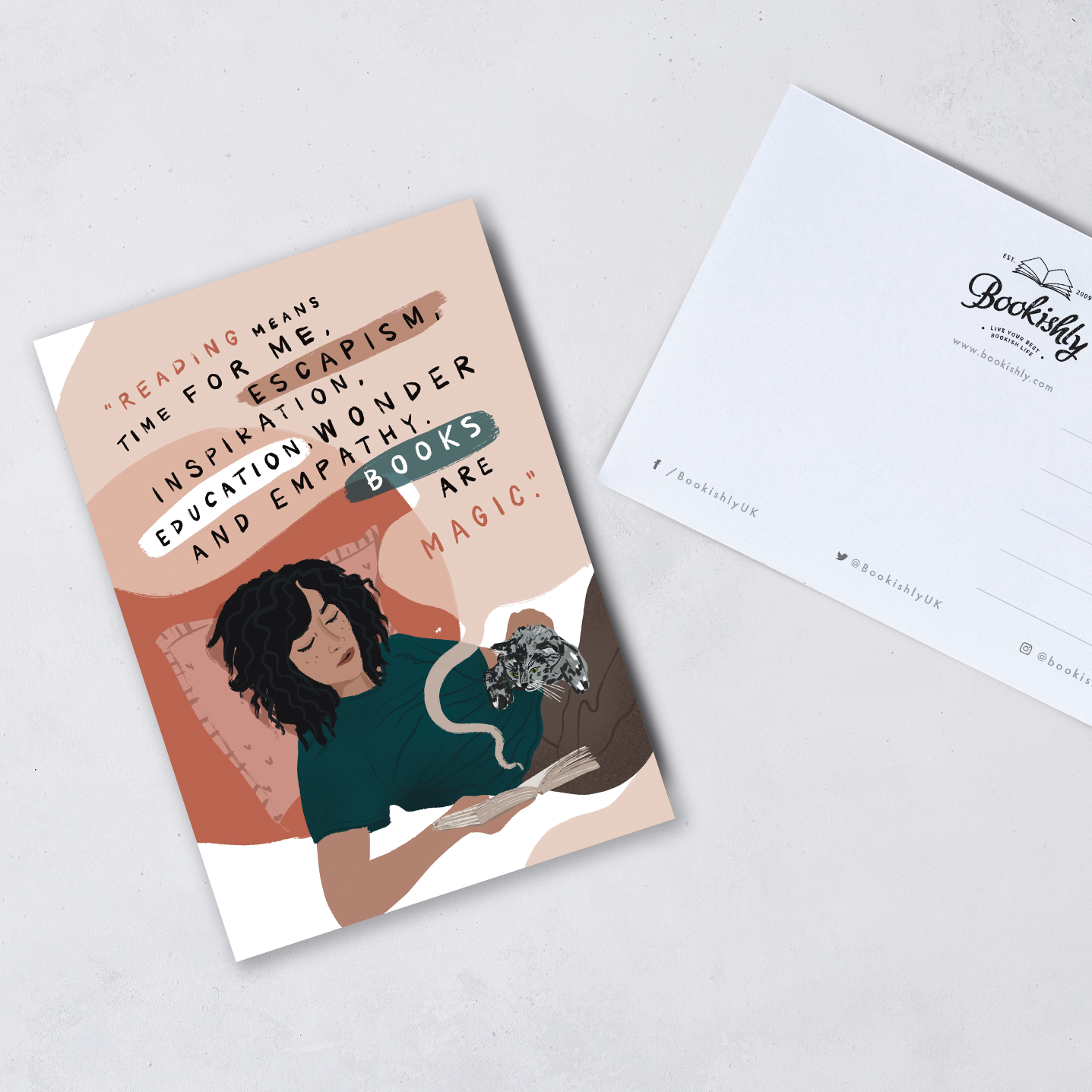 Bookishly (US Duties Paid) - Wholesale Postcard - Postcard Bundle - Retailer's Pack4