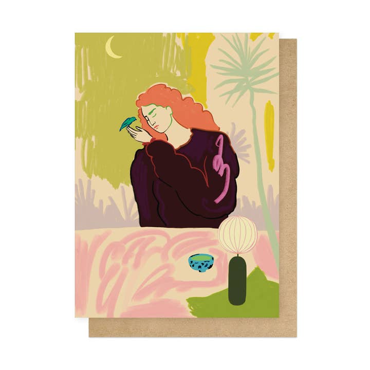 Secret Knowledge Greetings Card for wholesale by East End Prints - Greetings Cards & Postcards