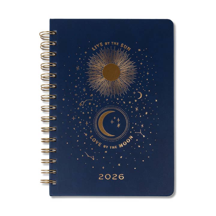 Designworks Ink 2026 Diary - Live By The Sun for wholesale by Designworks Collective