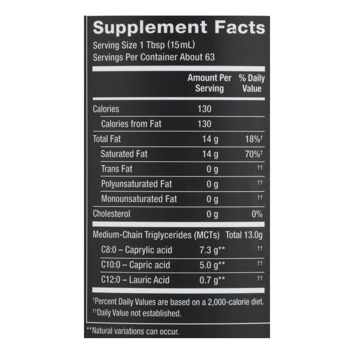 Everyday Supply Co - Wholesale Cooking Oil - Nutiva 100% Organic Mct Oil - 32 fl oz1