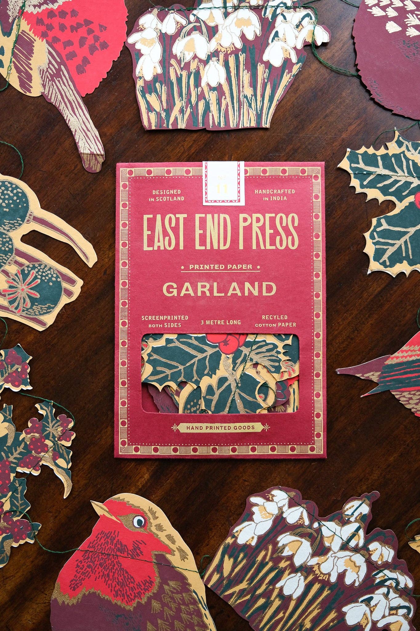 East End Press - Wholesale Bunting/Garland - UK/EU: Hedgerow Sewn Garland4