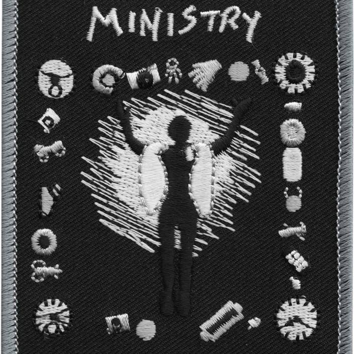 Patch - Ministry - "Psalm 69" Album Cover Art - 3.25" for wholesale by Square Deal Recordings & Supplies
