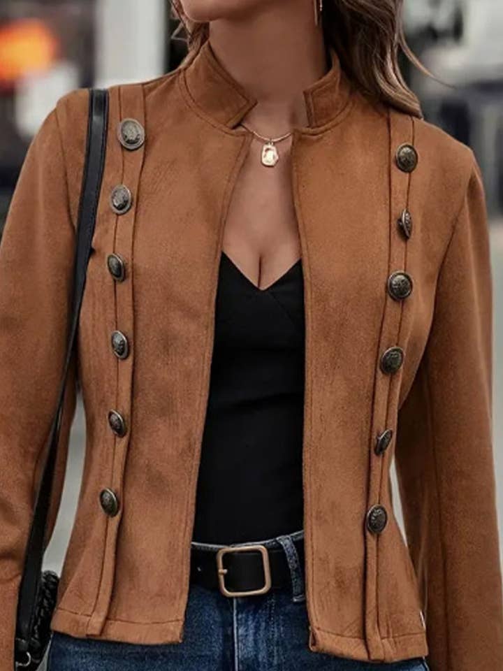 Vintage deerskin velvet double-breasted slim-fit jacket and other Purchase Wholesale cowhide jacket. Free Returns & Net 60 Terms on Faire trending on Faire.