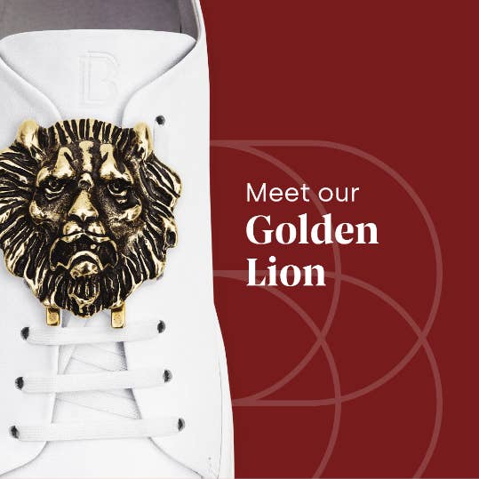 BAUMONDI - Wholesale Shoe Jewelry - Women's - Golden Lion - Shoe Jewellery - Sneaker Bug brand by BAUMONDI