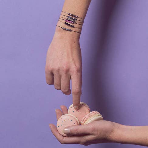 Sunday Girl by Amy DiLamarra - Vente Bracelet de perles - CGB-SAP | Bracelet en pierres et cristaux de guérison en saphir 5