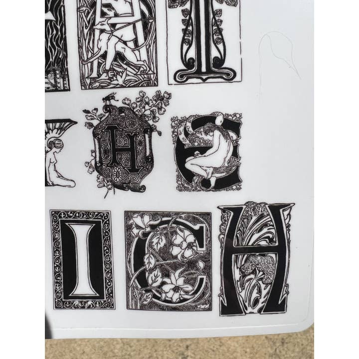 Astral Weekend - Wholesale Sticker - Eat The Rich Art Nouveau Punk Style STICKER 4 Inch
