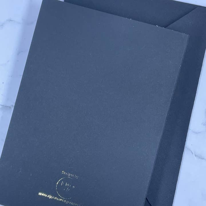 D. Johnson & Co Greetings - Vendita all'ingrosso Biglietti d'amore - Biglietto d'amore nero2