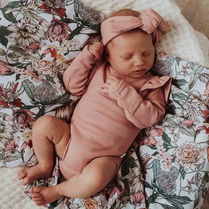 Snuggle Hunny - Wholesale Swaddle – Baby - Australiana Organic Muslin Wrap4