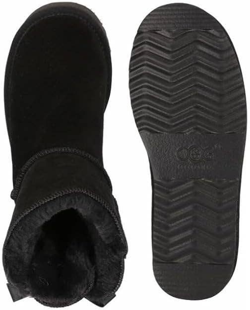 OB6166 OOG Damen Lederboots mit Schleife Black for wholesale on Faire4