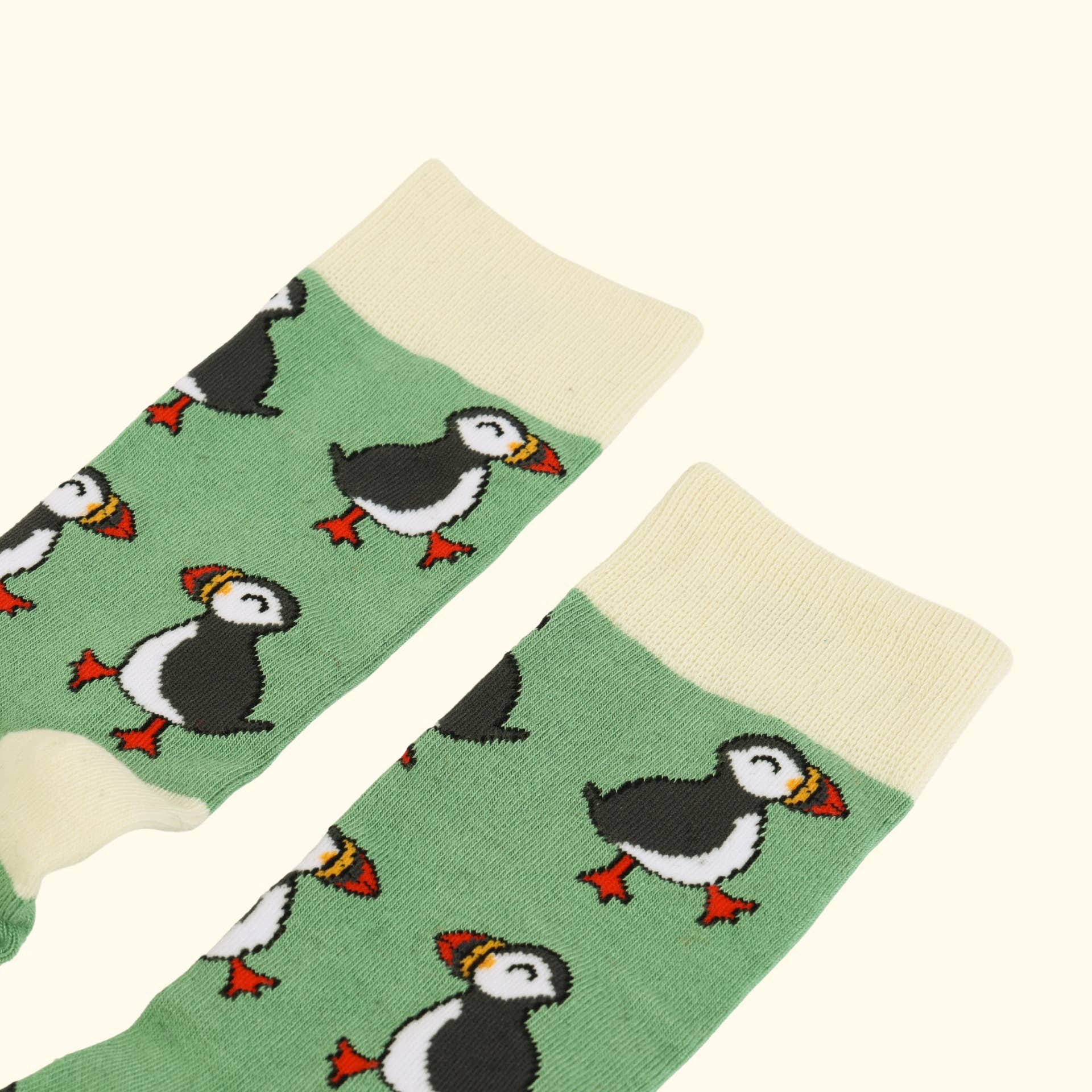 Bare Kind Socks - Wholesale Socks - Unisex - Puffin Socks | Bamboo Socks | Green Socks | Bird Socks2