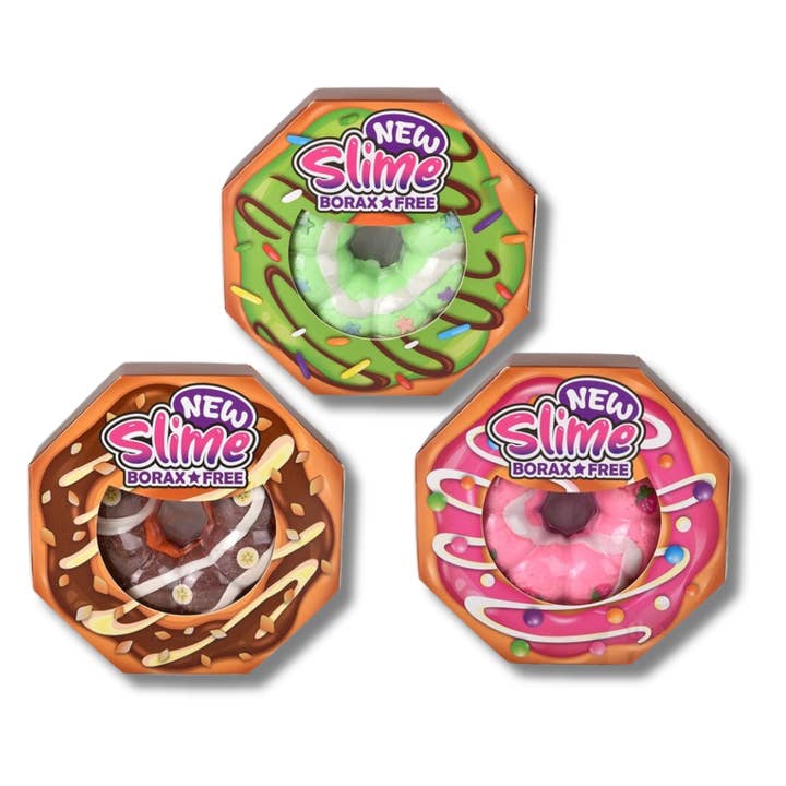 Toyarina - Wholesale Putty/slime – Child - Colorful 3.6" Donut Clay Slime Toy for Creative Playtime3