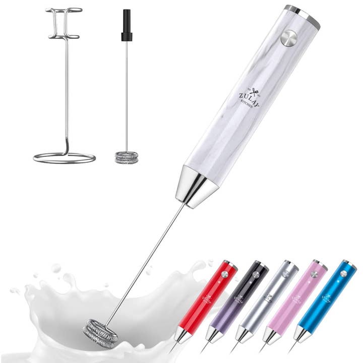 Zulay Kitchen - Wholesale Kitchen tool/gadget - Lux Rechargeable Milk Frother – 2-Speed Handheld, Waterproof15