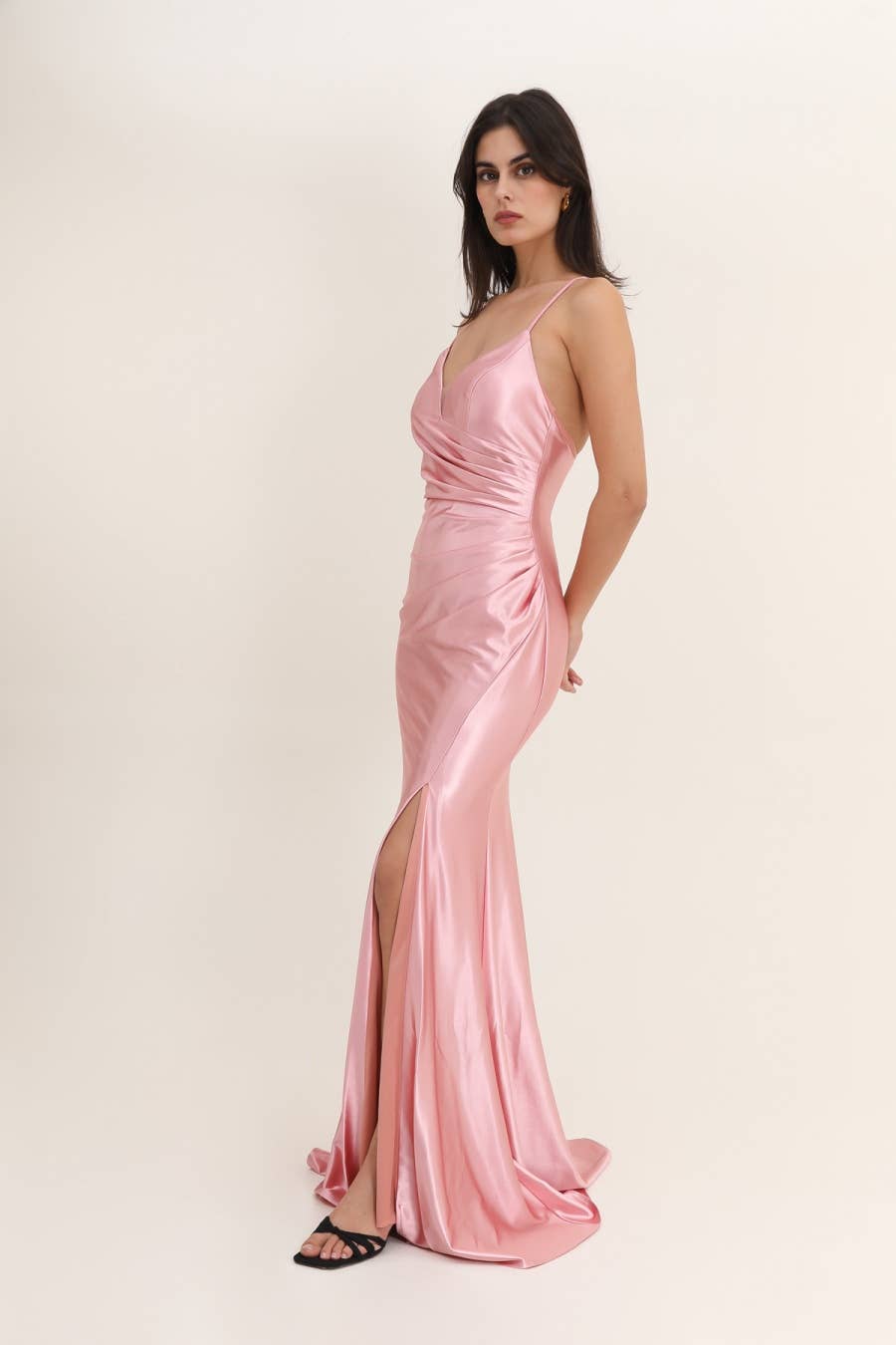 Lautinel - Wholesale Gown - Women's - Long Slit Bodycon Evening Dress R18832