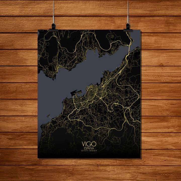 Poster of Vigo | Spain for wholesale by mapospheres