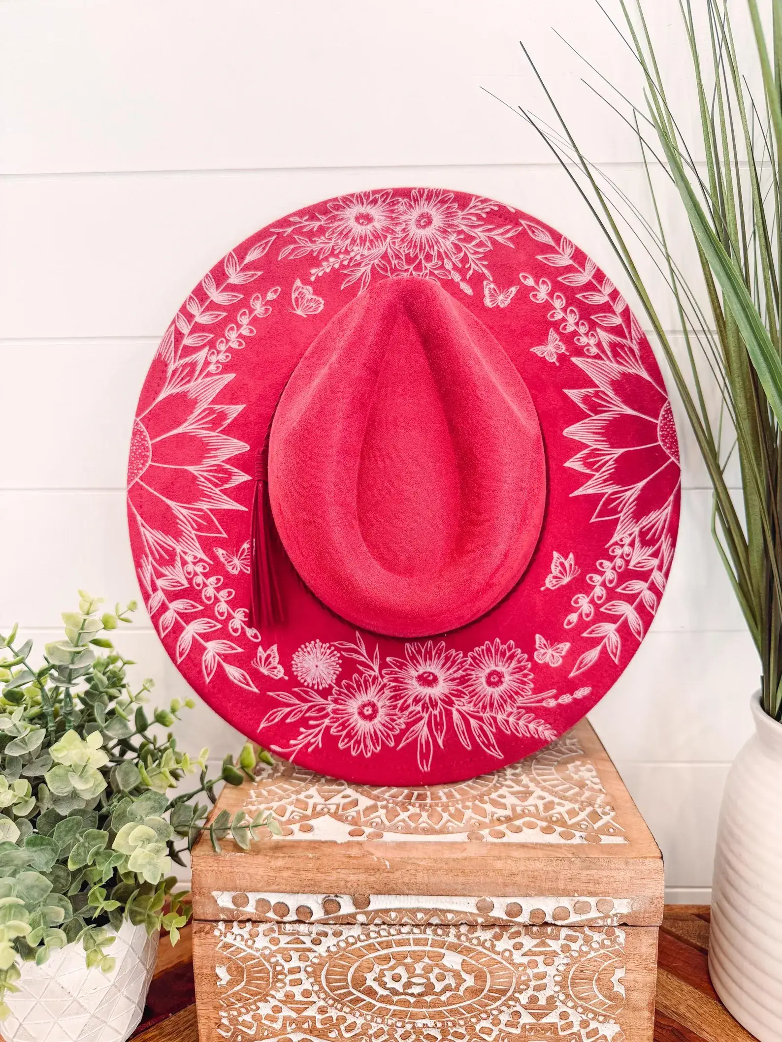 Willie & Dolly Designs - Wholesale Cowboy Hat - Women's - Floral Print Hat5