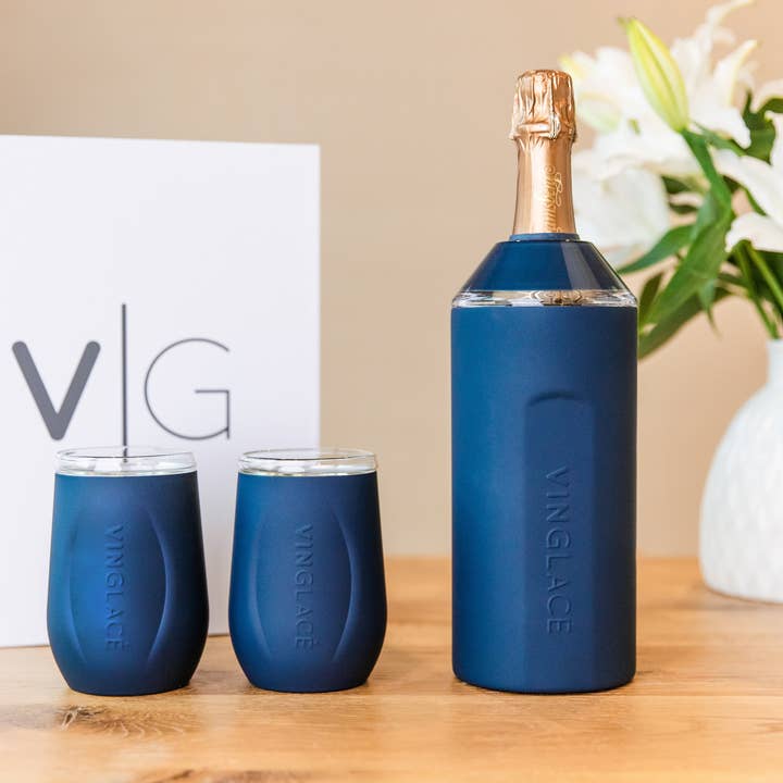 Vinglacé - Wholesale Wine Gift Bag - Wine Gift Sets with Glass Lined Wine Glasses5