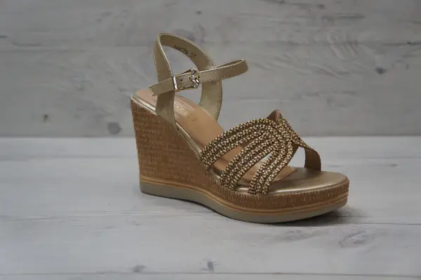 Top Staka - Wholesale Wedges - Women's - A68176Women's Summer Sparkling Wedge Cushion Platform Sandal5