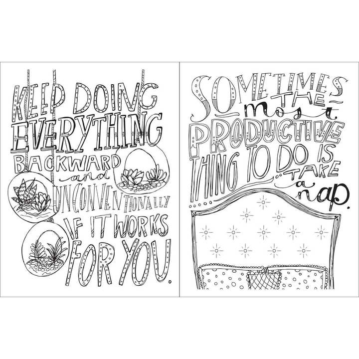 Simon & Schuster - Wholesale Coloring & Activity Book - Adult - Don't Worry, Eat Cake by Katie Vaz3