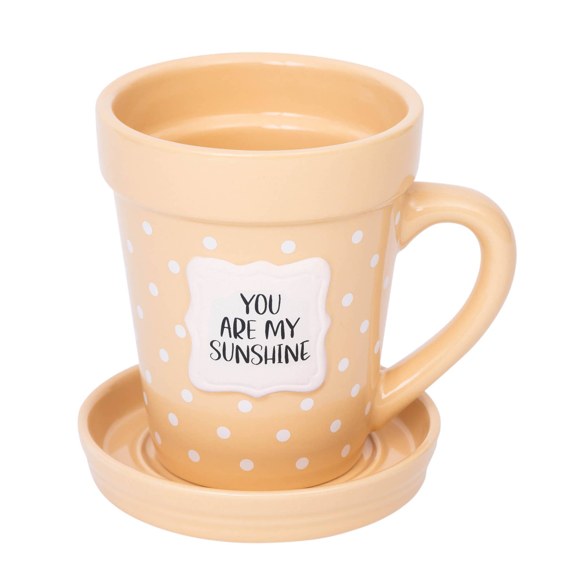 Divinity Boutique - Wholesale Coffee Mug - Flower Pot Mug: You Are My Sunshine6