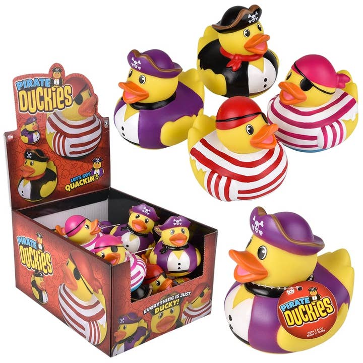La Luna Bella - Toys - Wholesale Classic Toy - Kids - 3.75" Pirate Duckies - LLB Toys