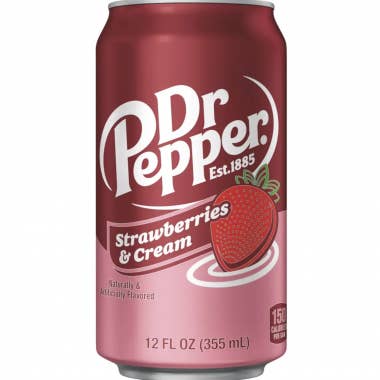 DR PEPPER USA AARDBEIENROOM 355ML X12 voor wholesale door INTERNATIONAL TASTE FOOD SARL