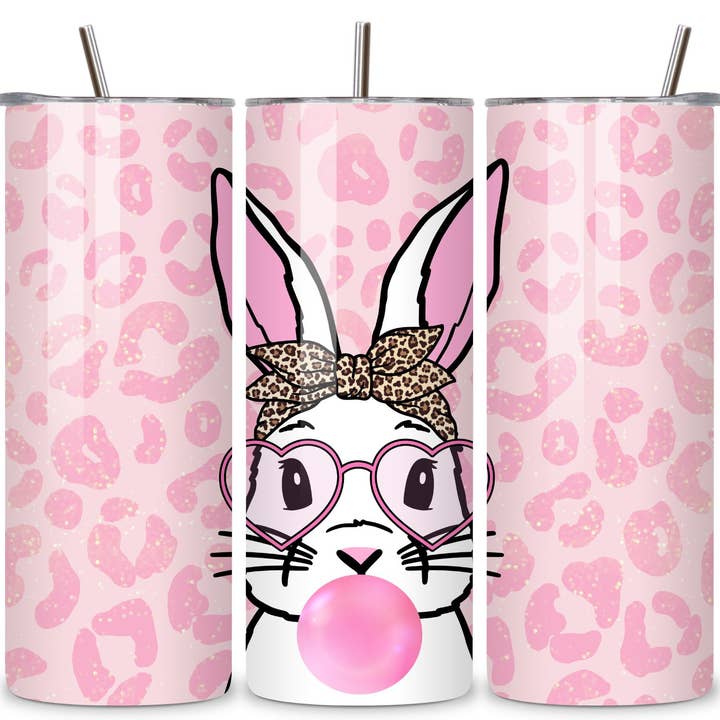 Cute Bunny Easter 20 oz. Stainless Steel Tumbler for wholesale by Sister Ray