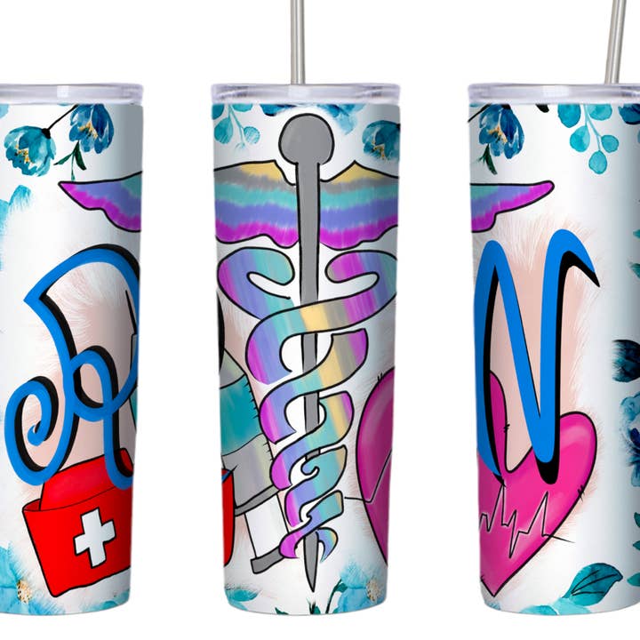 Nurse Emblem 20 Oz Tumbler for wholesale by Perfectly Diverse Trendz, LLC