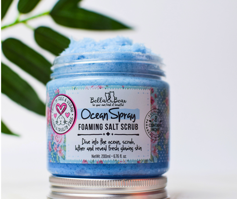 Bella & Bear - Wholesale Body Scrub/Exfoliant - Ocean Spray Salt Body Scrub | Exfoliator | 6.7oz5