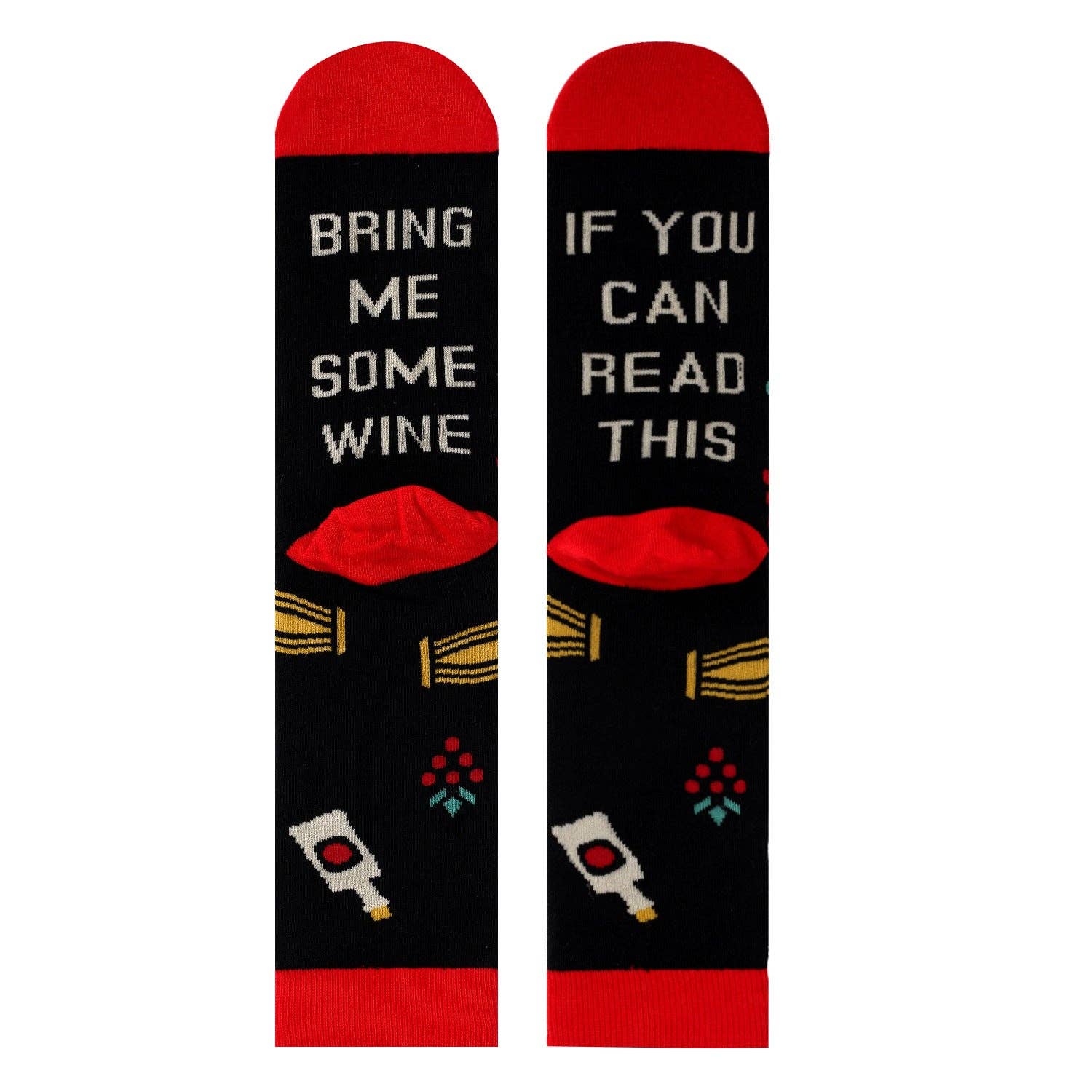 Funkyrel® Atzbranding Limited - Wholesale Socks - Unisex - Rufia - 4 Pairs IF YOU CAN READ THIS Funny Socks4