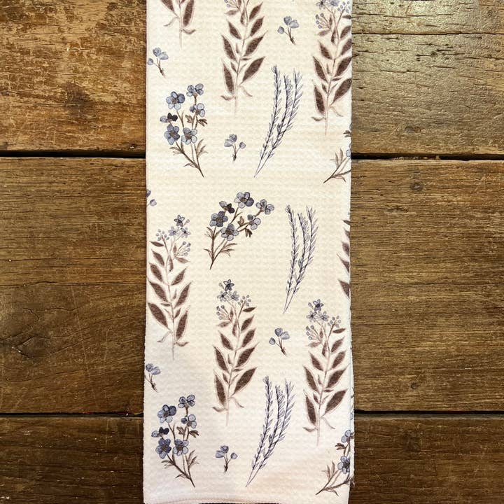 ROOM and PORCH - Wholesale Tea Towel - Calm Floral - Hand/Tea Towel - Recycled Microfiber2