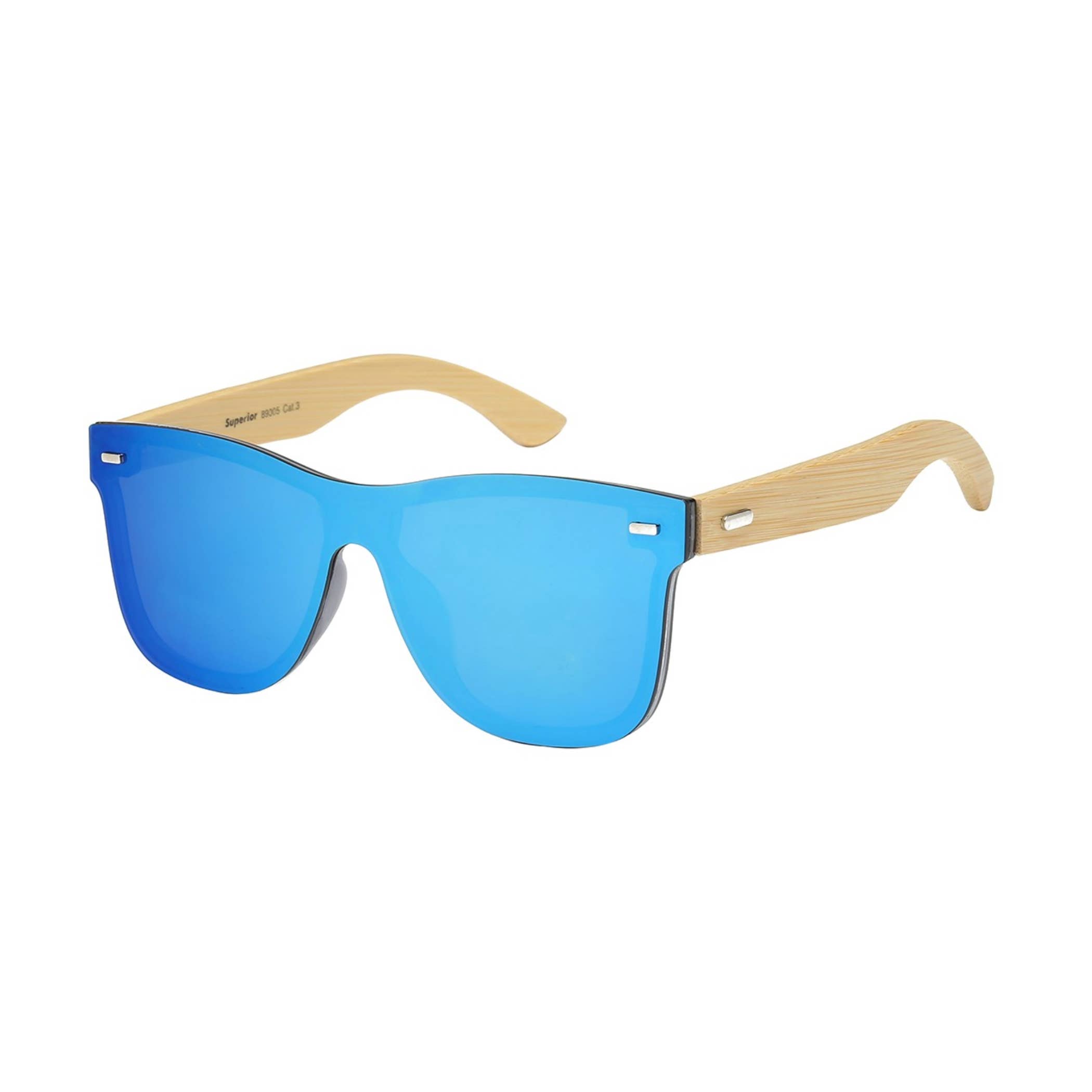 Luna Sunglasses - Wholesale Sunglasses - Unisex - Bamboo unisex sunglasses - LZ512-8SUP890054