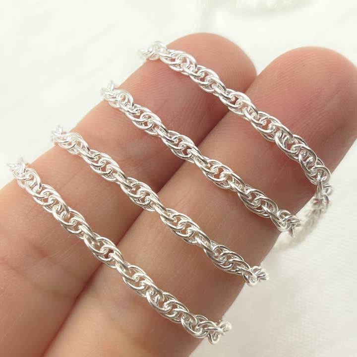 Jewels & Chains – Engroshandel Led/kæde halskæde – Y120SS. Sterlingsølv hvedekæde
