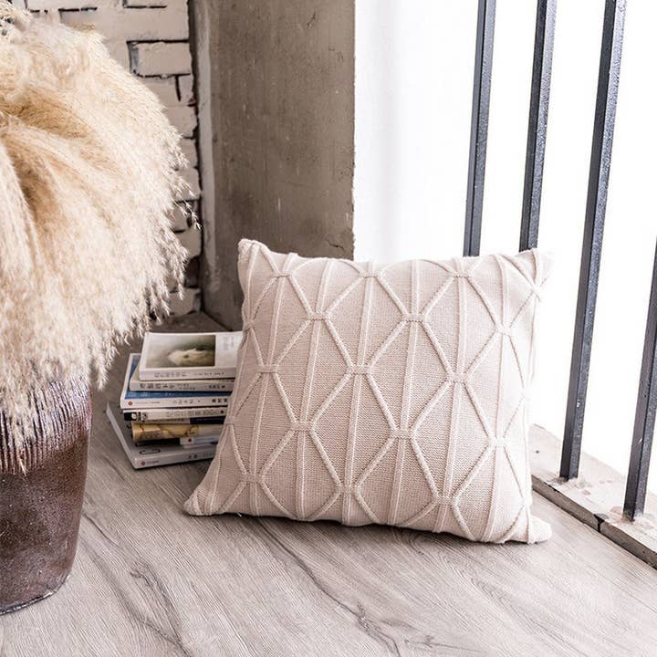 ACCITY - Wholesale Throw/Decorative Pillow - NEW SIMPLE KNOT PILLOW COMFORTABLE THROW PILLOW_CWMM23722