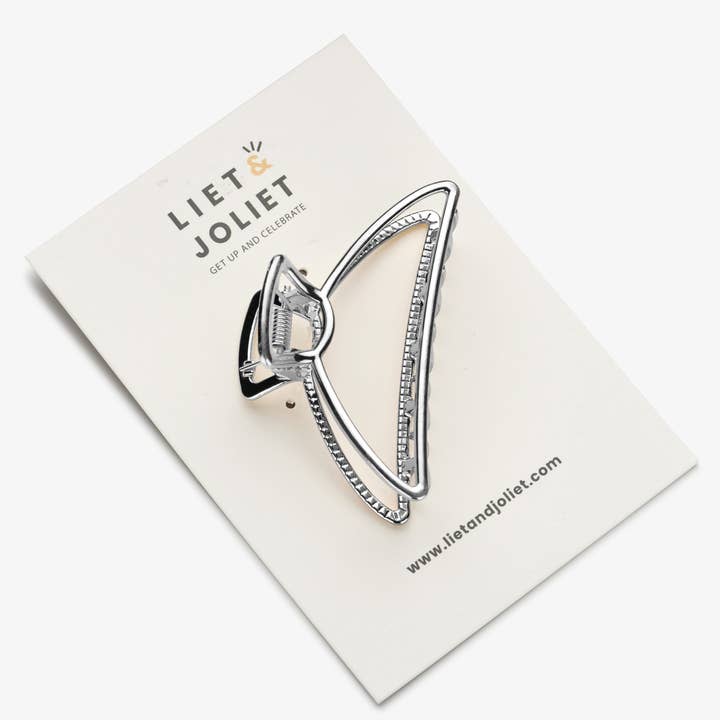 Liet&Joliet - Wholesale Hair Clip - Women's - Caro silver hair clip1