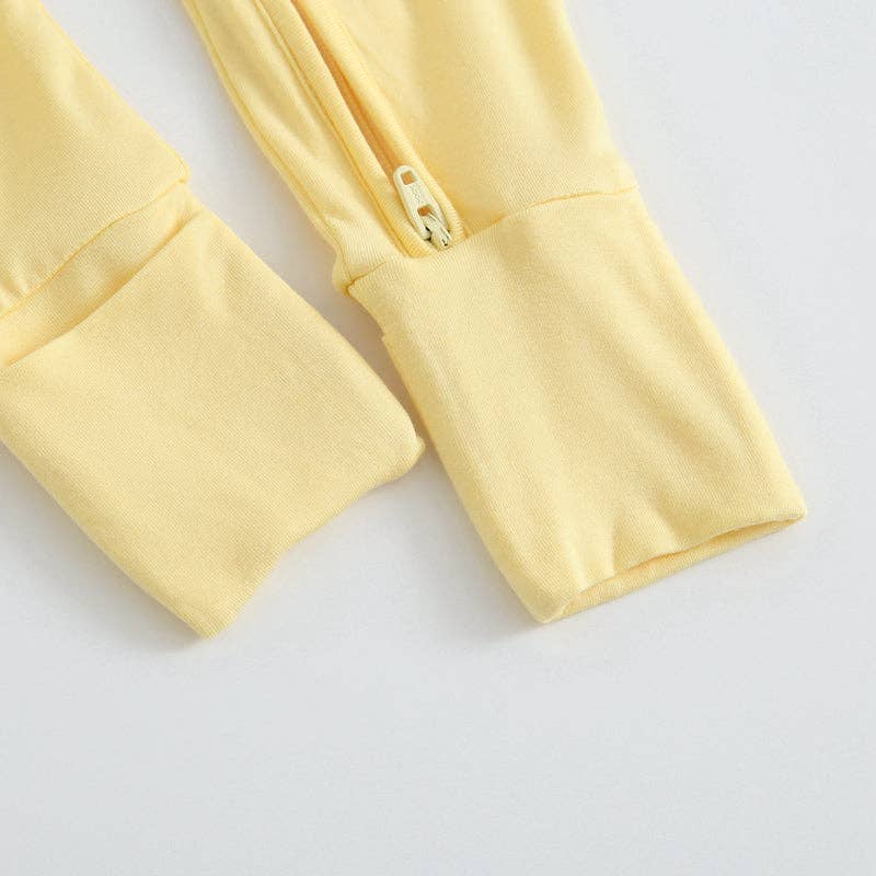 Luxie Charm - Wholesale Bodysuit (Footed) - Baby - Happy Yellow Zippered Romper I Micro-Preemie I Sleep & Play2