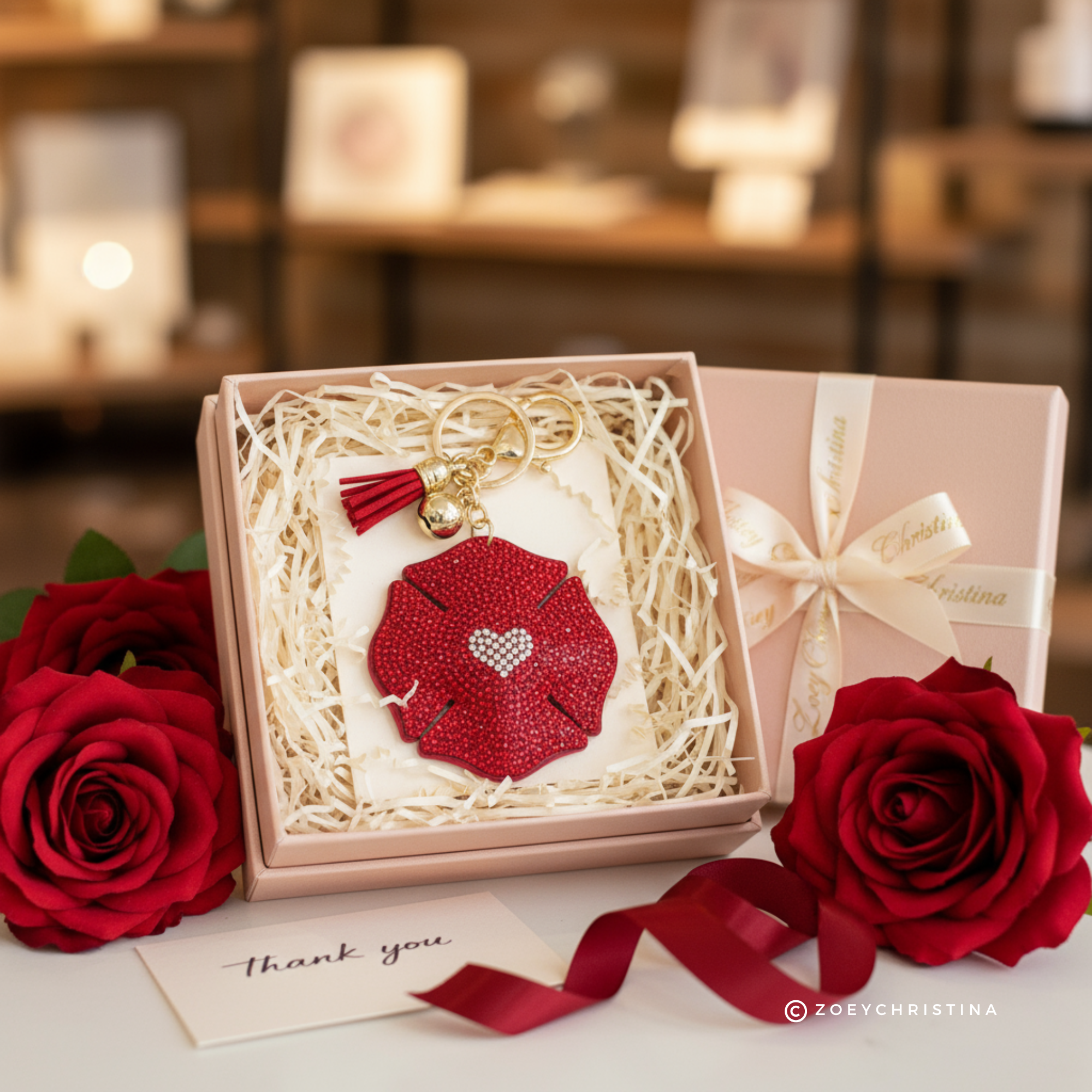 Zoey Christina – wholesale Nyckelringar - Dam – Strassmärke Väsksmycke – Brandman & Polis Nyckelring22