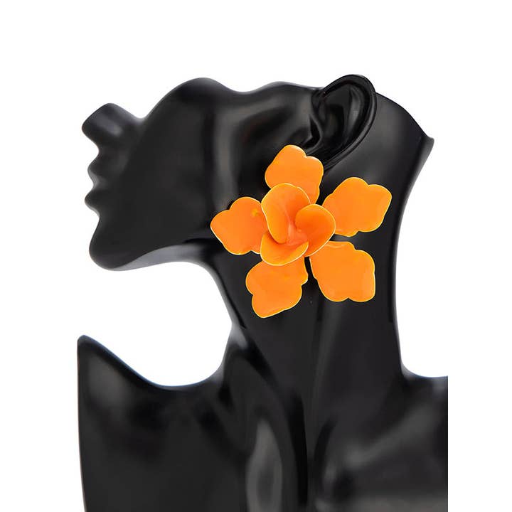 FurDecoration - Vente Boucles d'oreilles pendantes - Boucles d'oreilles pendantes en forme de fleur18